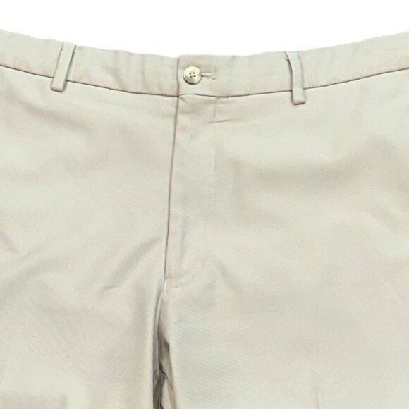 Peter Millar‎ Salem Performance Shorts Khaki Size 36 Golf Stretch Wicking Summer - Picture 2 of 7